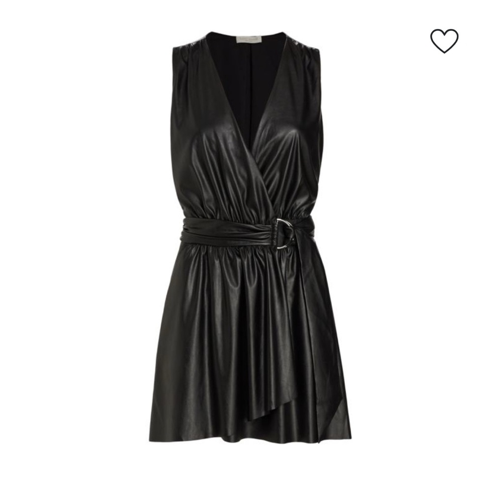 RAMY BROOK
Lily Faux Leather Wrap Dress SZ 4